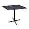 Holland Bar Stool Co 36" Tall In/Outdoor All-Season Table, 36" x 36" Square Black Steel Top OD211-3036BWOD36SQBlkStl - alternate 1